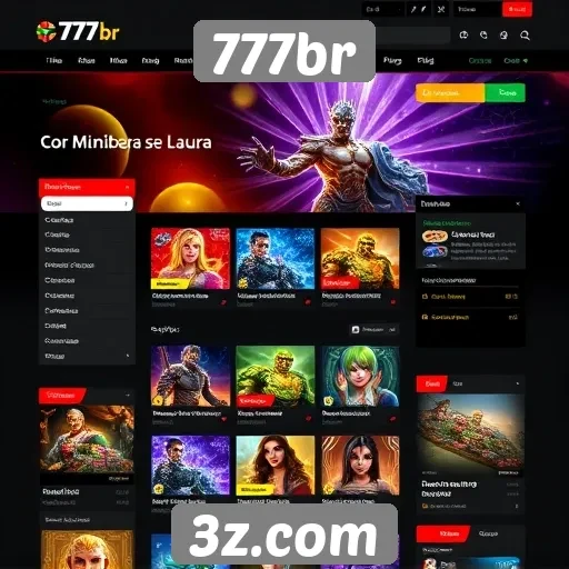 Análise da interface de usuário do site 777br