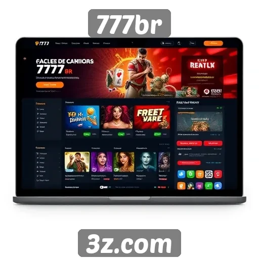 Interface e experiência do usuário no site 777br